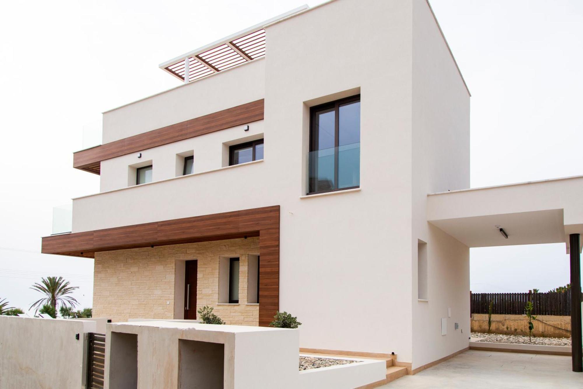 Santa Barbara Seafront Villas W Jacuzzi Pool Paphos Esterno foto