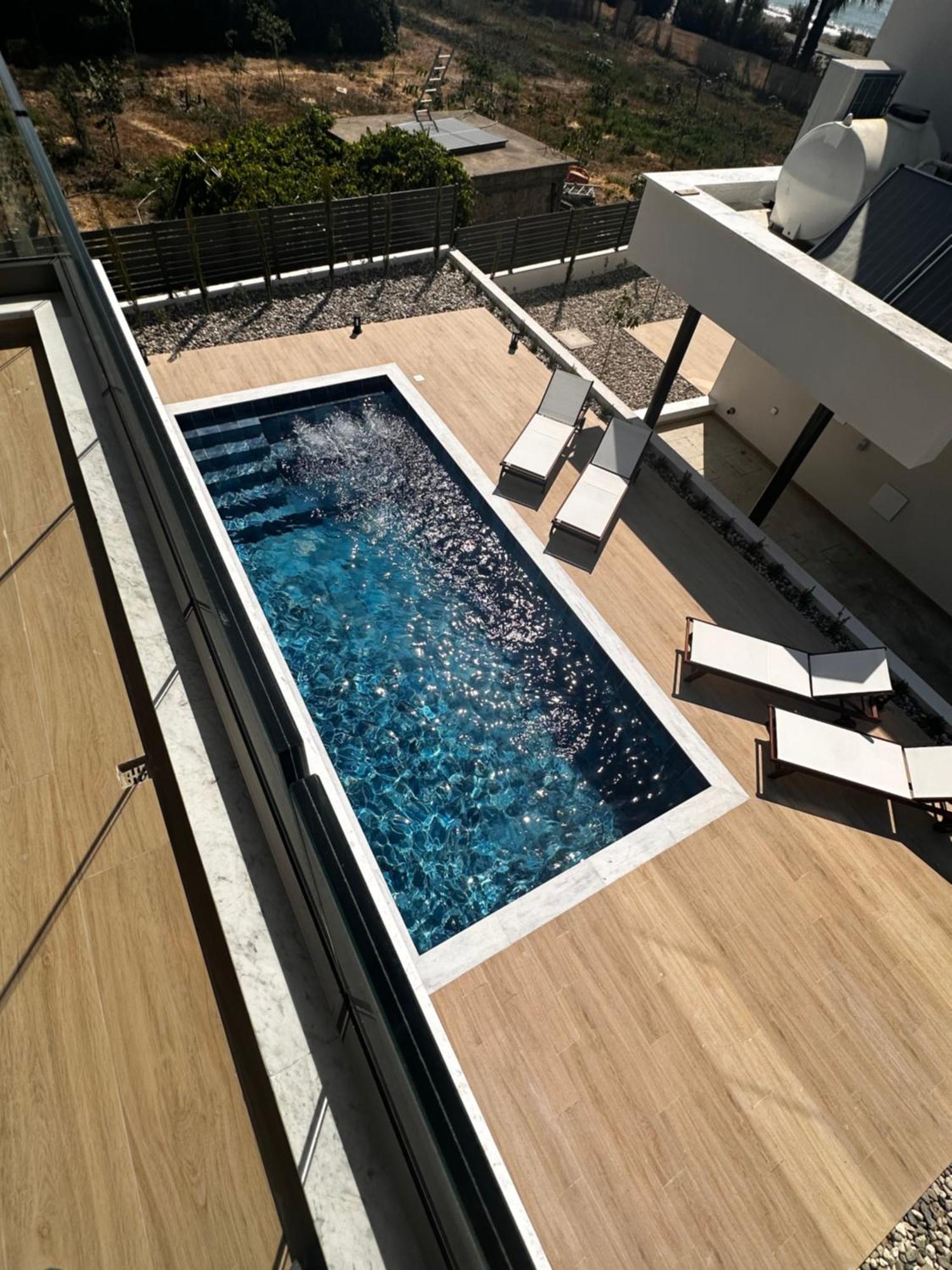 Santa Barbara Seafront Villas W Jacuzzi Pool Paphos Esterno foto
